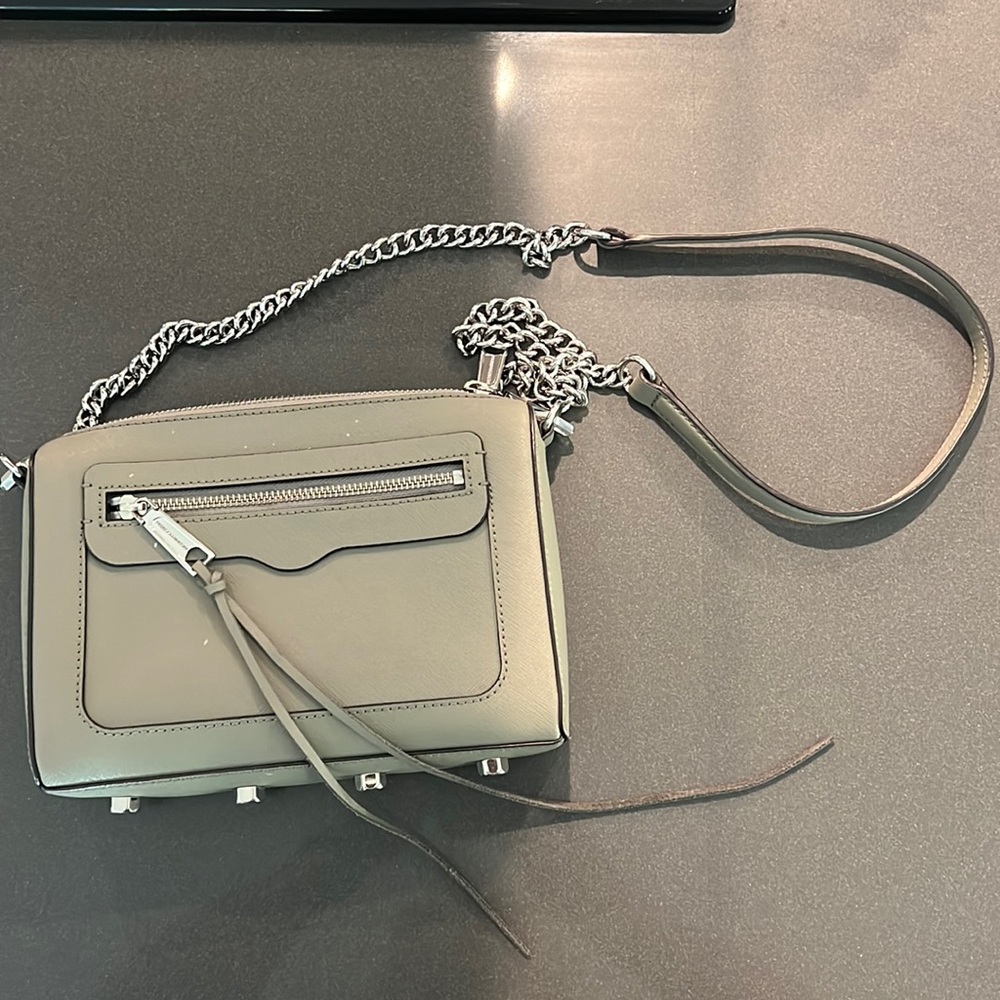 Grey with silver hardware Rebecca Minkoff Purse